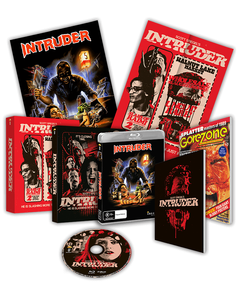 Intruder (1989) Collector's Edition (Blu-Ray +Book +Rigid case +Slipcase +Poster +Artcards)