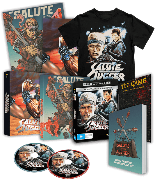 The Salute Of The Jugger AKA Blood of Heroes (1989) 4K & Blu-ray T-shirt Collector's Edition