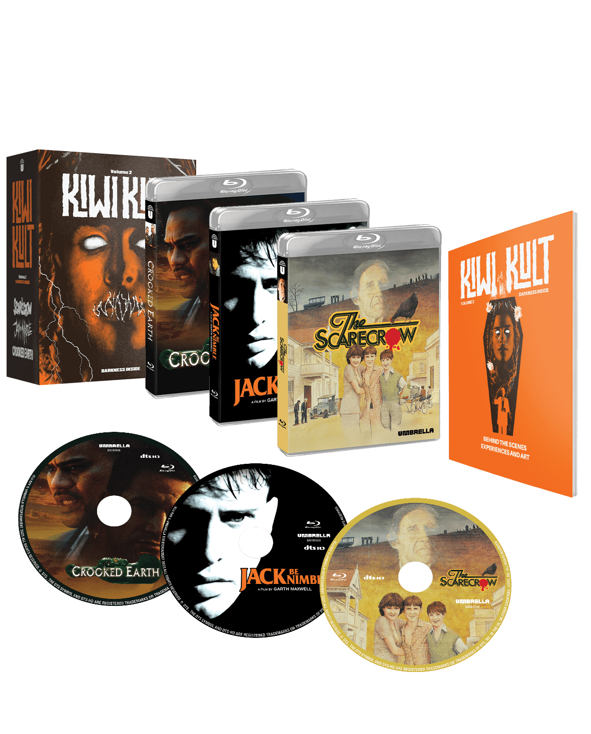 Kiwi Kult Volume 2: DARKNESS INSIDE (1982, 1993, 2001) Blu-ray Collector's Edition