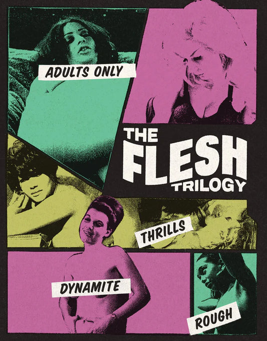 Michael Findlay's Flesh Trilogy Limited Edition Distribpix Blu-Ray Box Set [NEW] [SLIPCOVER]