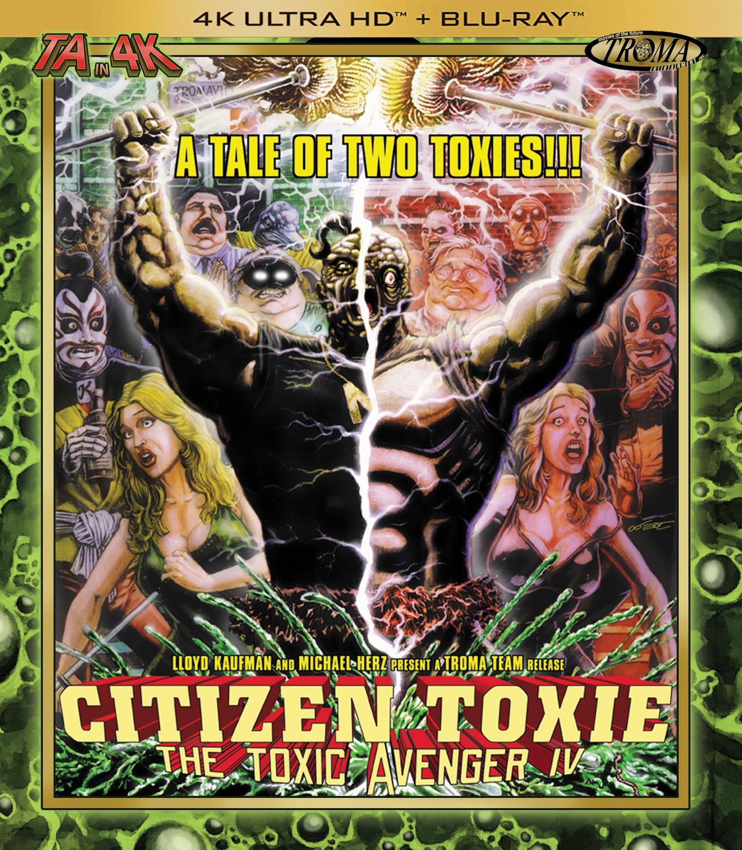 Citizen Toxie: The Toxic Avenger IV Troma Video 4K UHD/Blu-Ray [NEW]