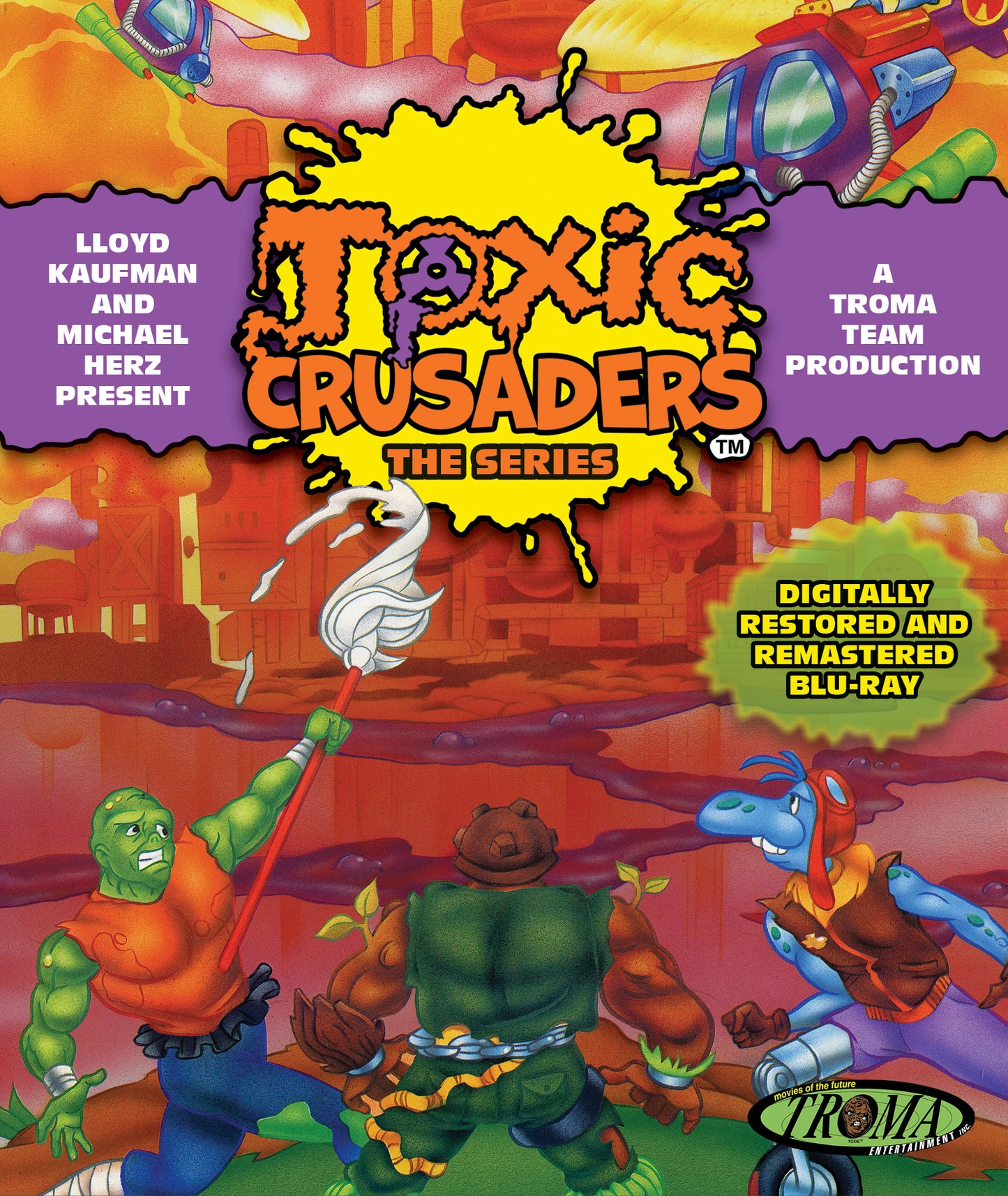 Toxic Crusaders: The Series Troma Films Blu-Ray [NEW]