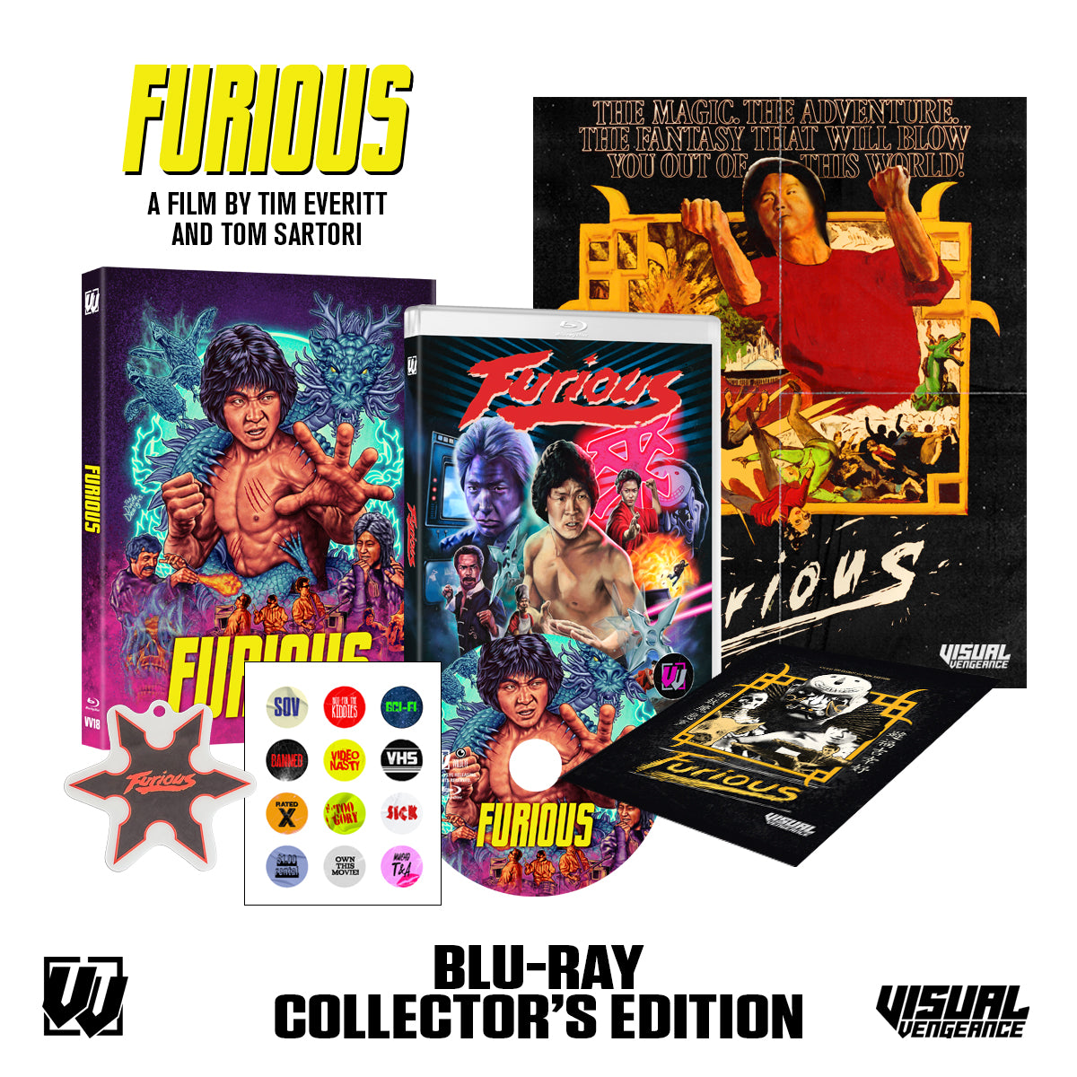 Furious Limited Edition Visual Vengeance Blu-Ray [PRE-ORDER] [SLIPCOVER]