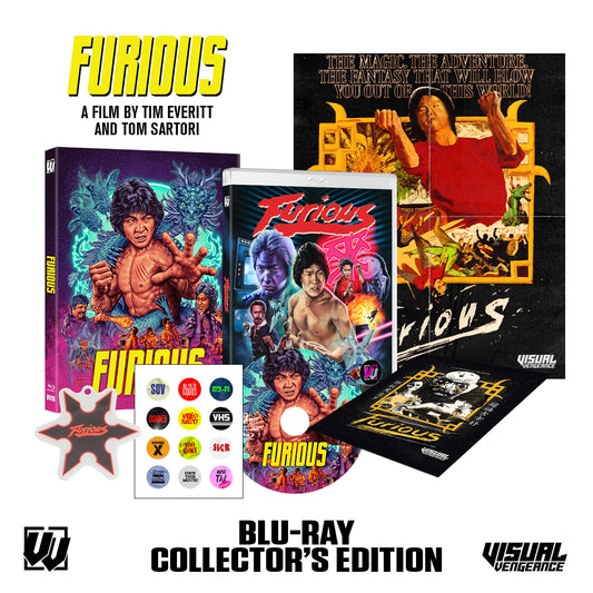 Furious Limited Edition Visual Vengeance Blu-Ray [NEW] [SLIPCOVER]