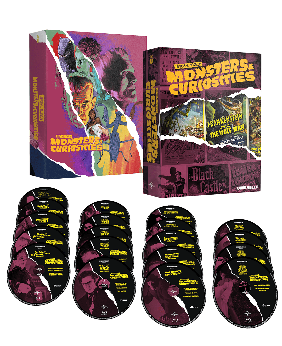 Universal Horror: Monsters And Curiosities (1923 - 1960) Blu-ray Collector's Edition