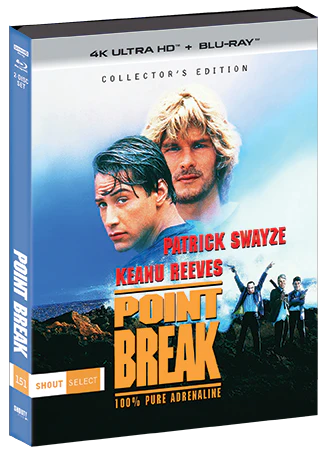 Point Break Shout Factory 4K UHD/Blu-Ray [NEW] [SLIPCOVER]