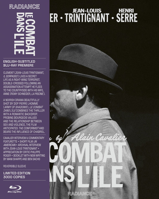 Le Combat Dans L'ile Limited Edition Radiance Films Blu-Ray [NEW]