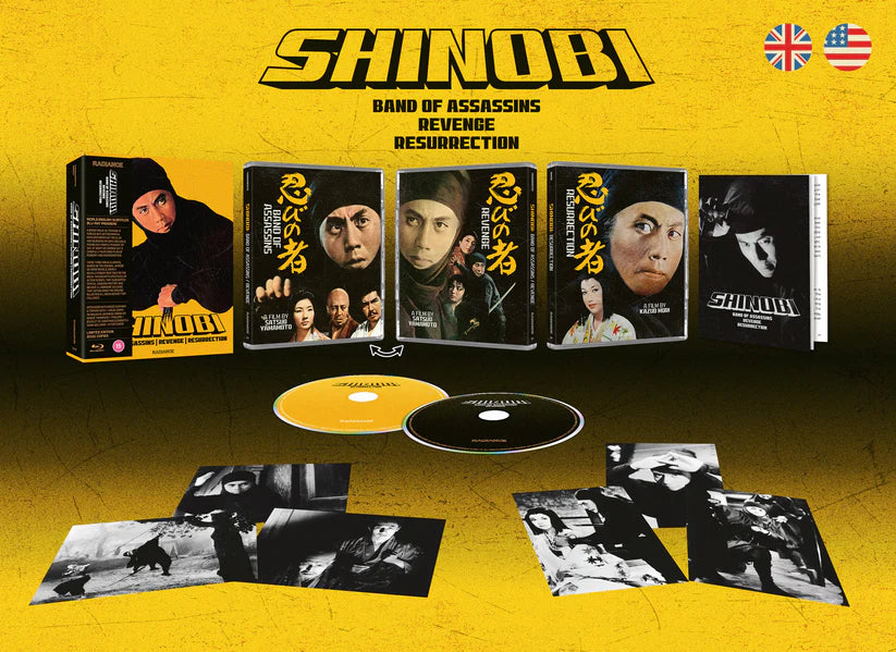 Shinobi Limited Edition Radiance Films Blu-Ray Box Set [NEW]