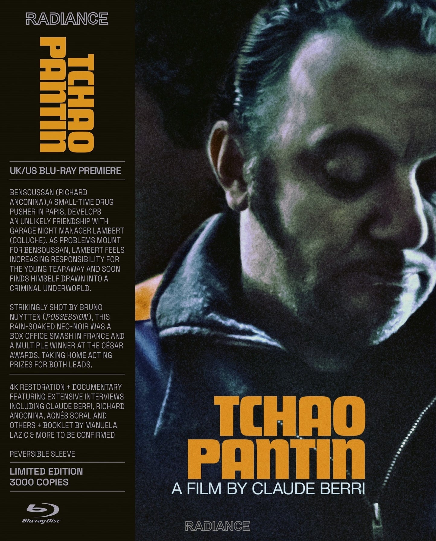 Tchao Pantin Limited Edition Radiance Films Blu-Ray [NEW]