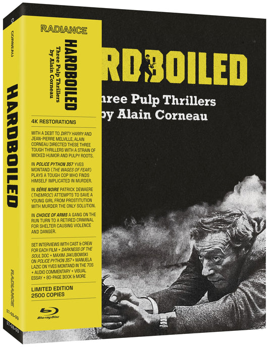 Hardboiled: Three Pulp Thrillers By Alain Corneau Limited Edition Radiance Films Blu-Ray Box Set [PRE-ORDER]