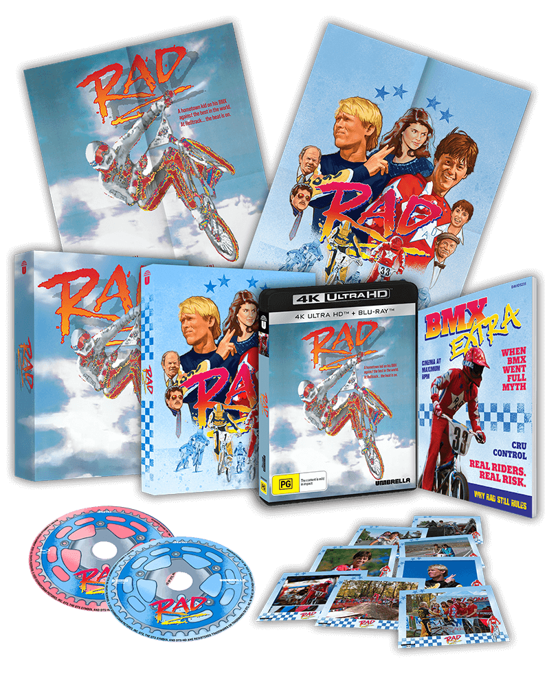 Rad (1986) 4K & Blu-ray Collector's Edition