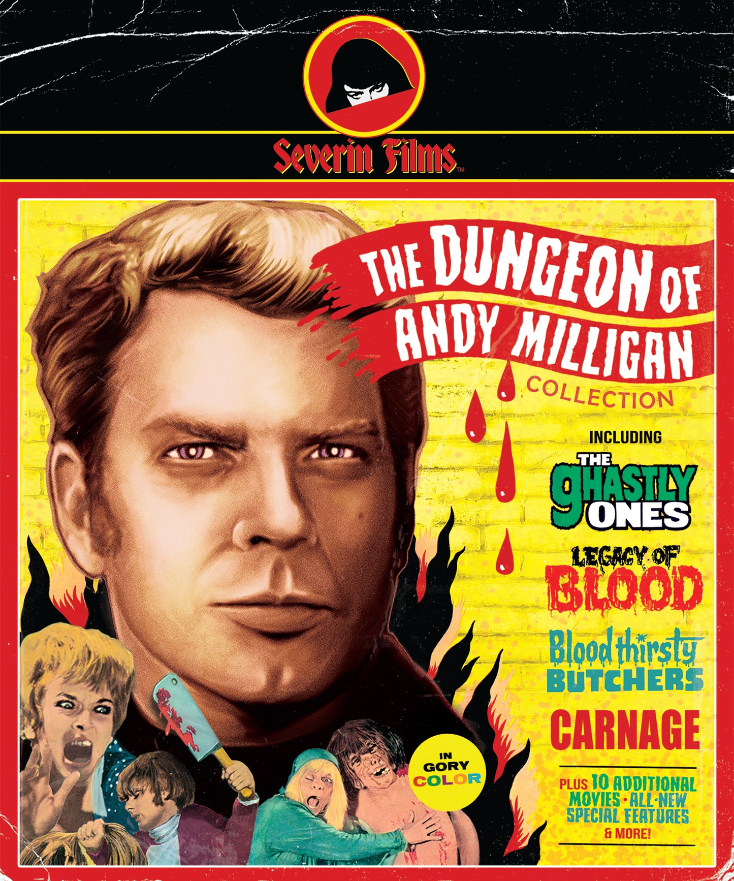 The Dungeon Of Andy Milligan Collection Severin Films Blu-Ray/CD Box Set [NEW]