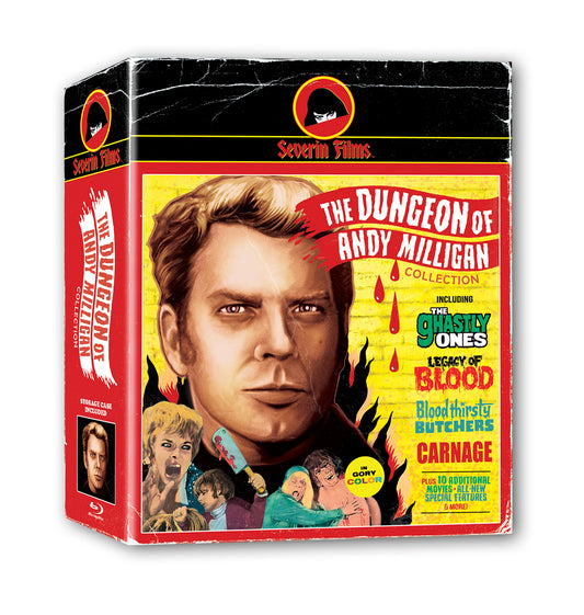 The Dungeon Of Andy Milligan Collection Severin Films Blu-Ray/CD Box Set [NEW]