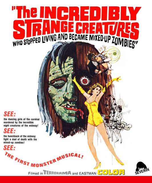 The Incredibly Strange Creatures Who Stopped Living And Became Mixed-up Zombies!!? Severin Films Blu-Ray [NEW]