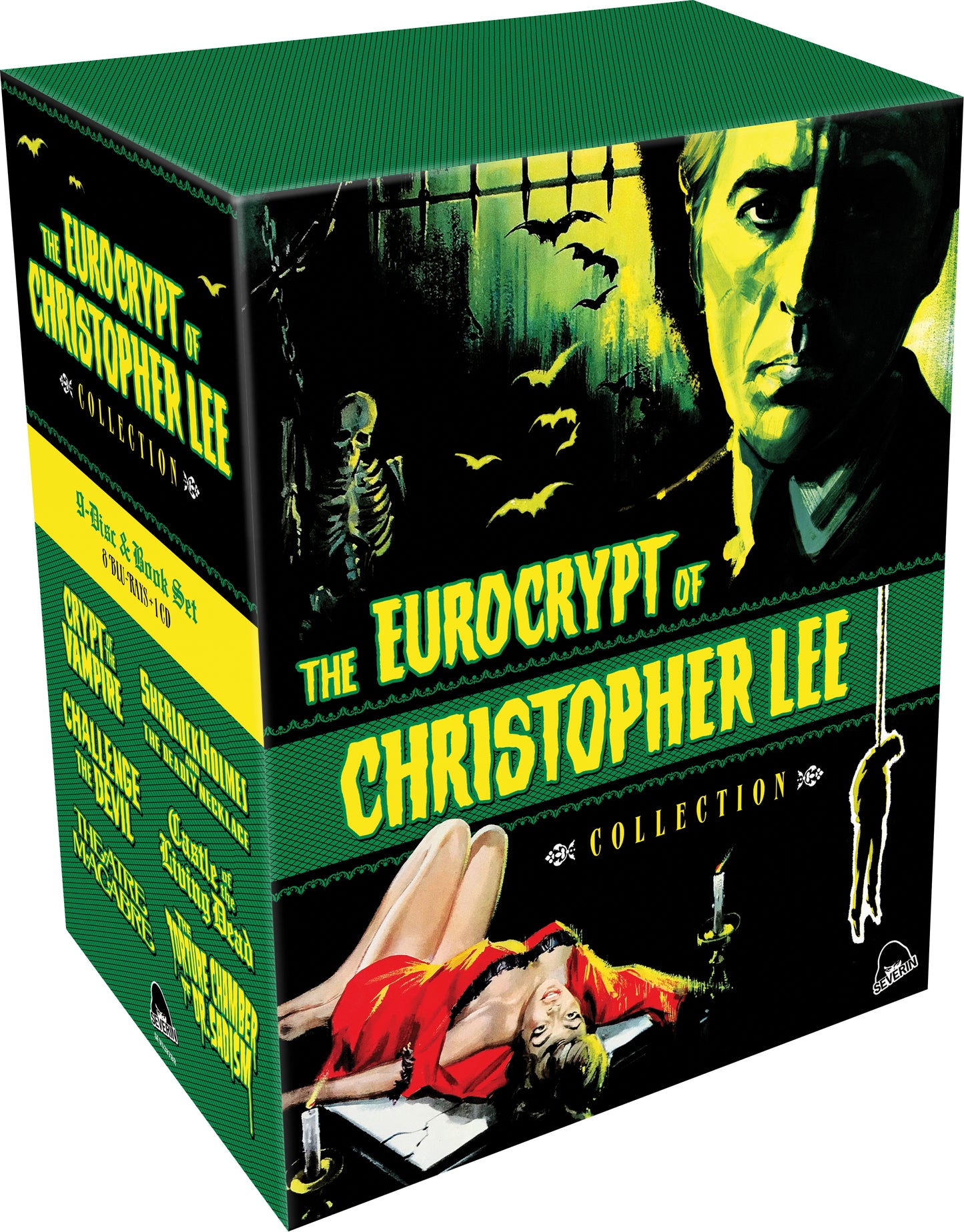 The Eurocrypt Of Christopher Lee Collection Vol. 1 Severin Films Blu-Ray/CD Soundtrack [NEW]