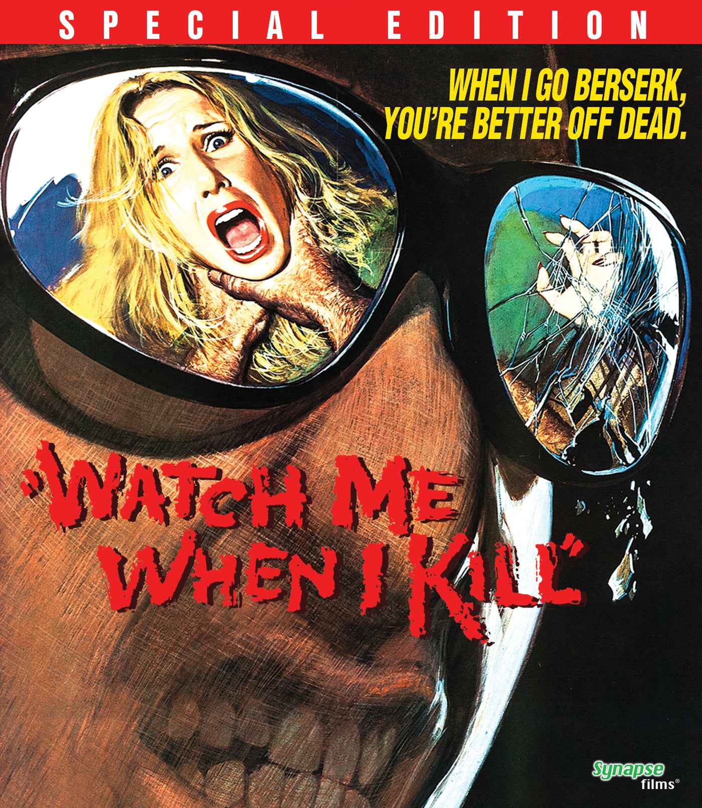 Watch Me When I Kill Synapse Films Blu-Ray/CD [NEW]