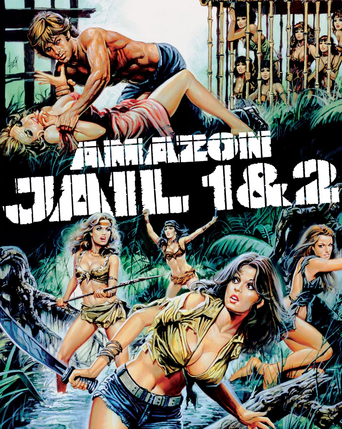Amazon Jail / Amazon Jail II Limited Edition Vinegar Syndrome Blu-Ray [NEW] [SLIPCOVER]