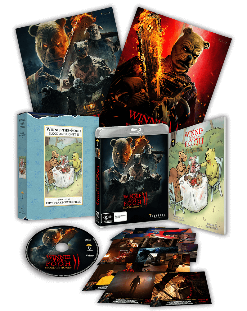Winnie The Pooh: Blood And Honey 2 (2024) Collector's Edition (Blu-Ray +Kids Book +Rigid case +Poster +Artcards)