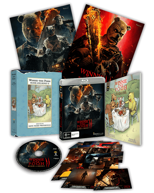 Winnie The Pooh: Blood And Honey 2 (2024) Collector's Edition (Blu-Ray +Kids Book +Rigid case +Poster +Artcards)
