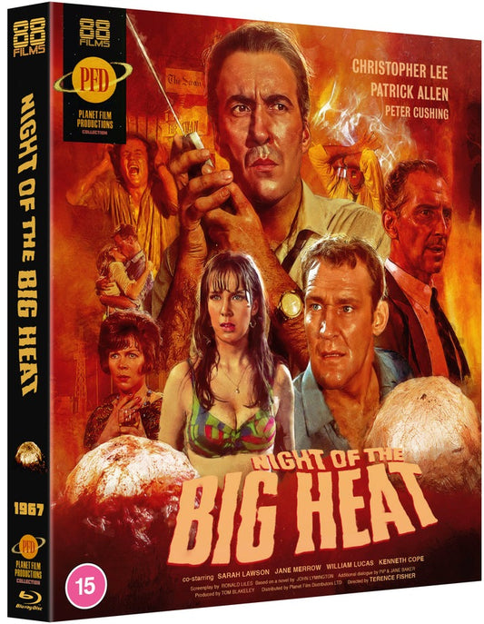 Night Of The Big Heat Limited Edition 88 Films Blu-Ray [NEW] [SLIPCOVER]