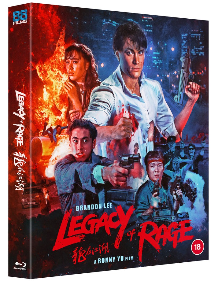 Legacy of Rage Limited Edition 88 Films Blu-Ray [NEW] [SLIPCOVER]