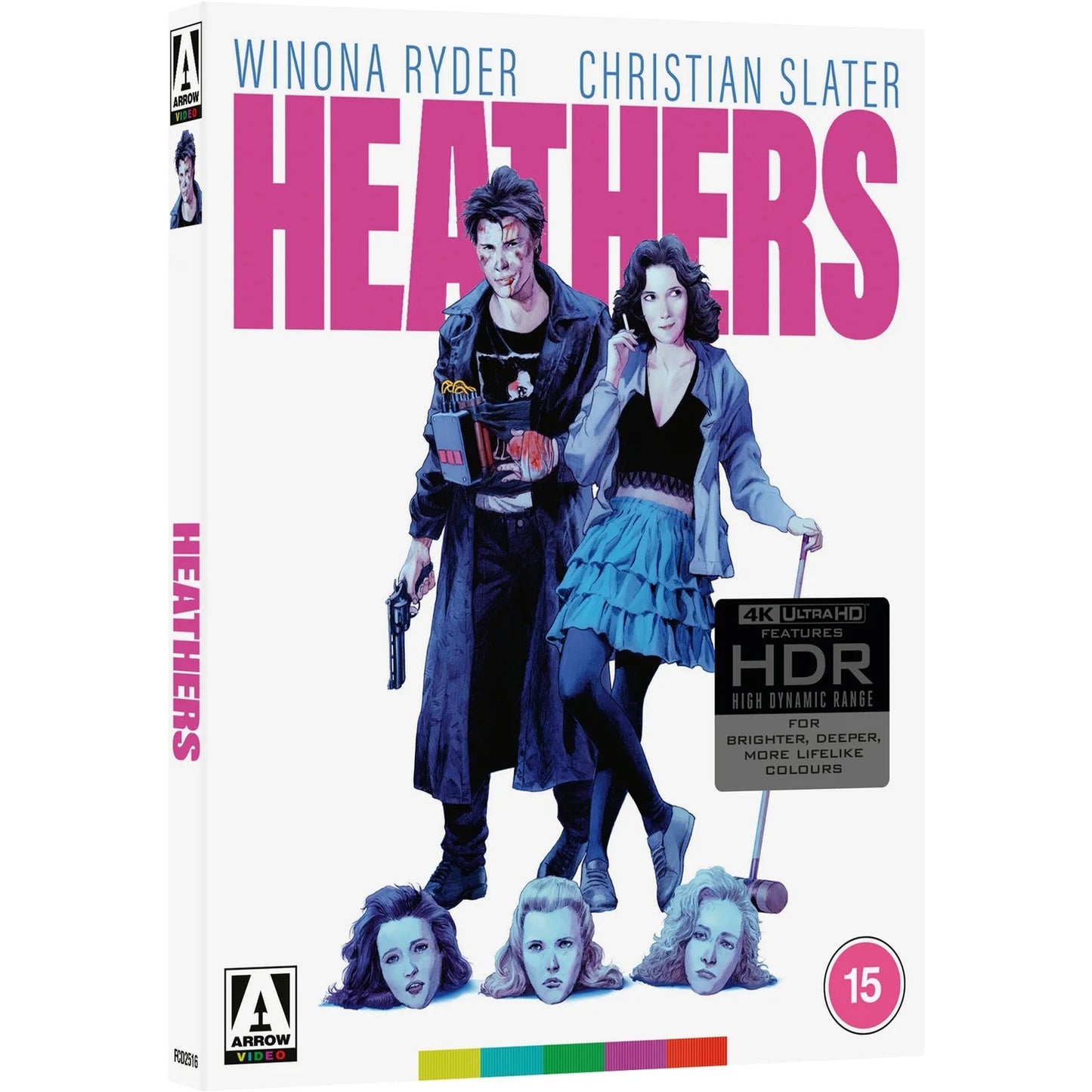 Heathers Limited Edition Arrow Video 4K UHD [NEW] [SLIPCOVER]