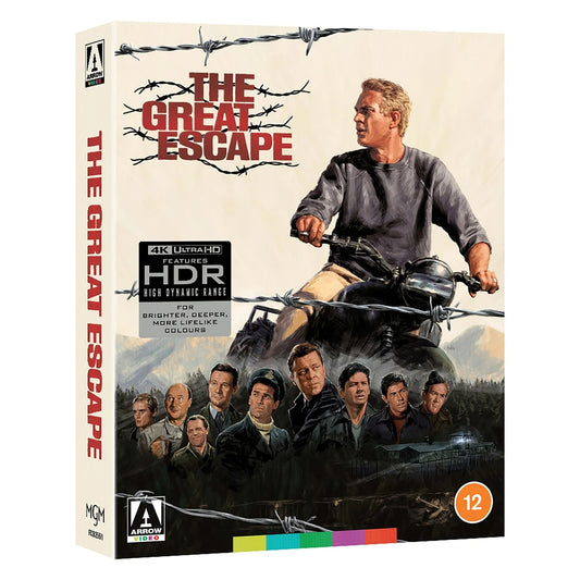 The Great Escape Limited Edition Arrow Video 4K UHD [NEW] [SLIPCOVER]