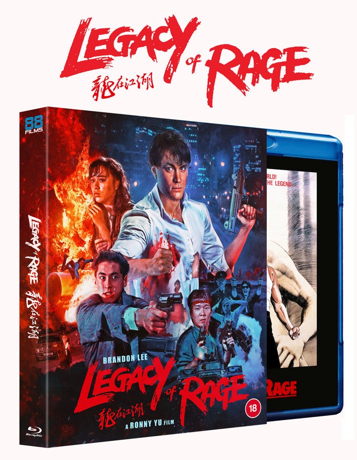 Legacy of Rage Limited Edition 88 Films Blu-Ray [NEW] [SLIPCOVER]