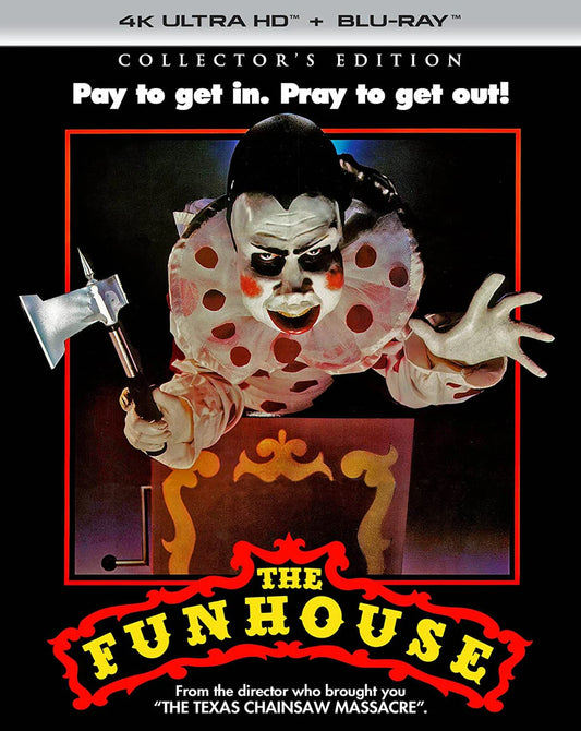 The Funhouse Scream Factory 4K UHD/Blu-Ray [NEW] [SLIPCOVER]