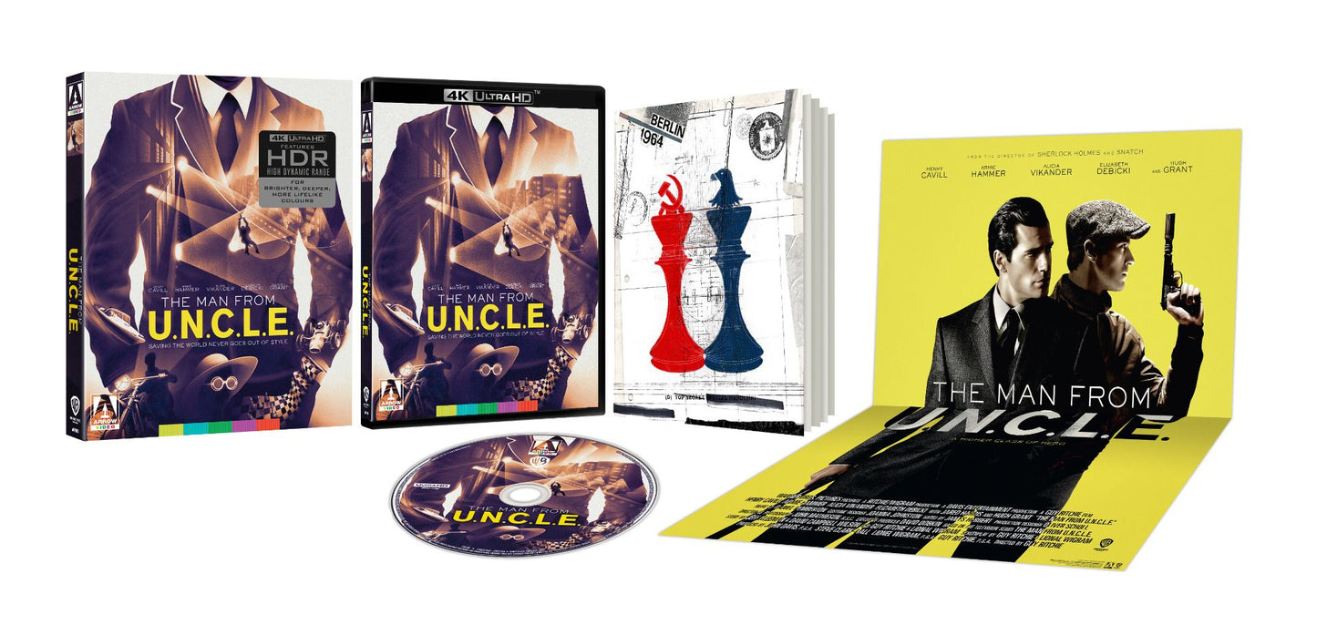 The Man From U.N.C.L.E. Limited Edition Arrow Video 4K UHD [NEW] [SLIPCOVER]