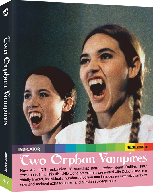 Two Orphan Vampires Limited Edition Indicator Powerhouse 4K UHD [NEW] [SLIPCOVER]