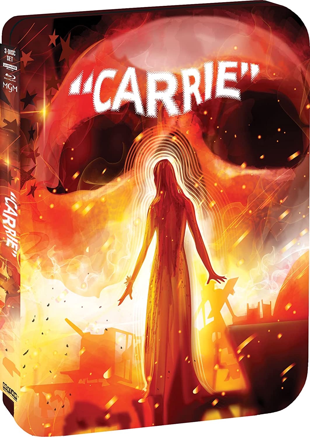 Carrie Limited Edition Scream Factory 4K UHD/Blu-Ray Steelbook [NEW]