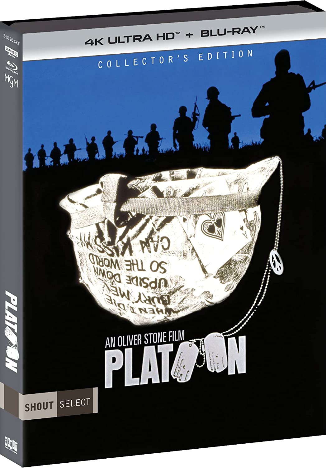 Platoon Shout Factory 4K UHD/Blu-Ray [NEW] [SLIPCOVER]