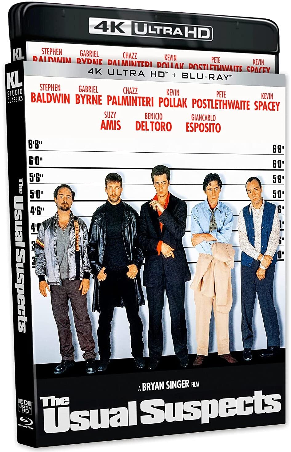 The Usual Suspects Kino Lorber 4K UHD/Blu-Ray [NEW] [SLIPCOVER]