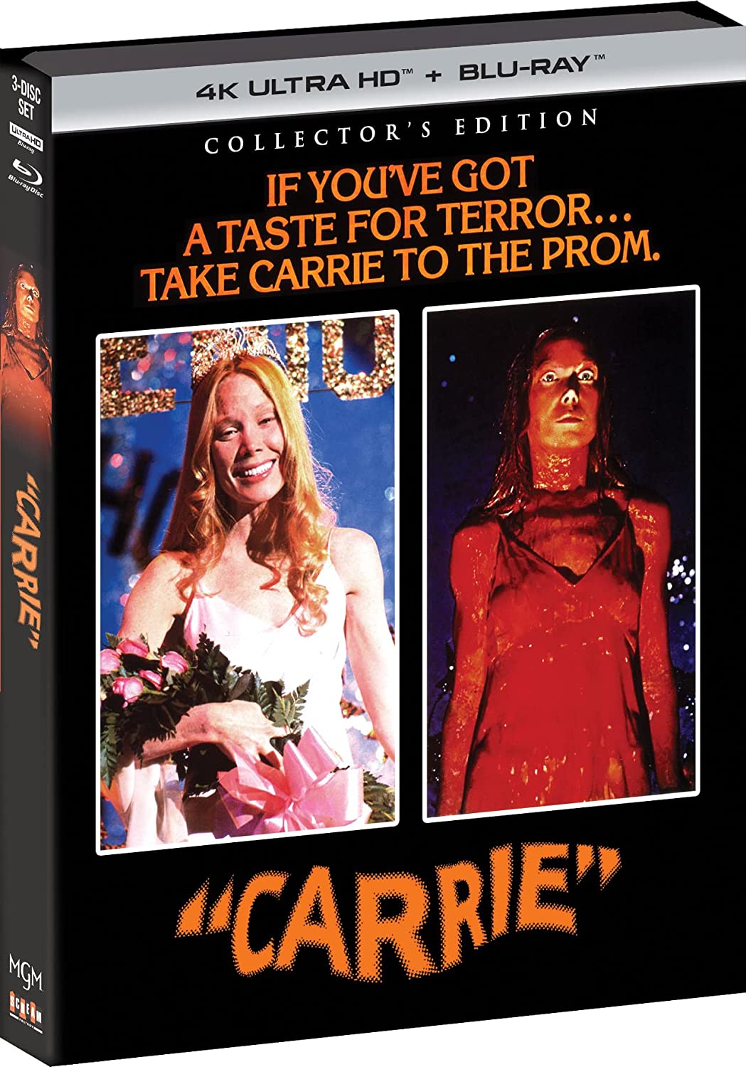 Carrie Scream Factory 4K UHD/Blu-Ray [NEW] [SLIPCOVER]