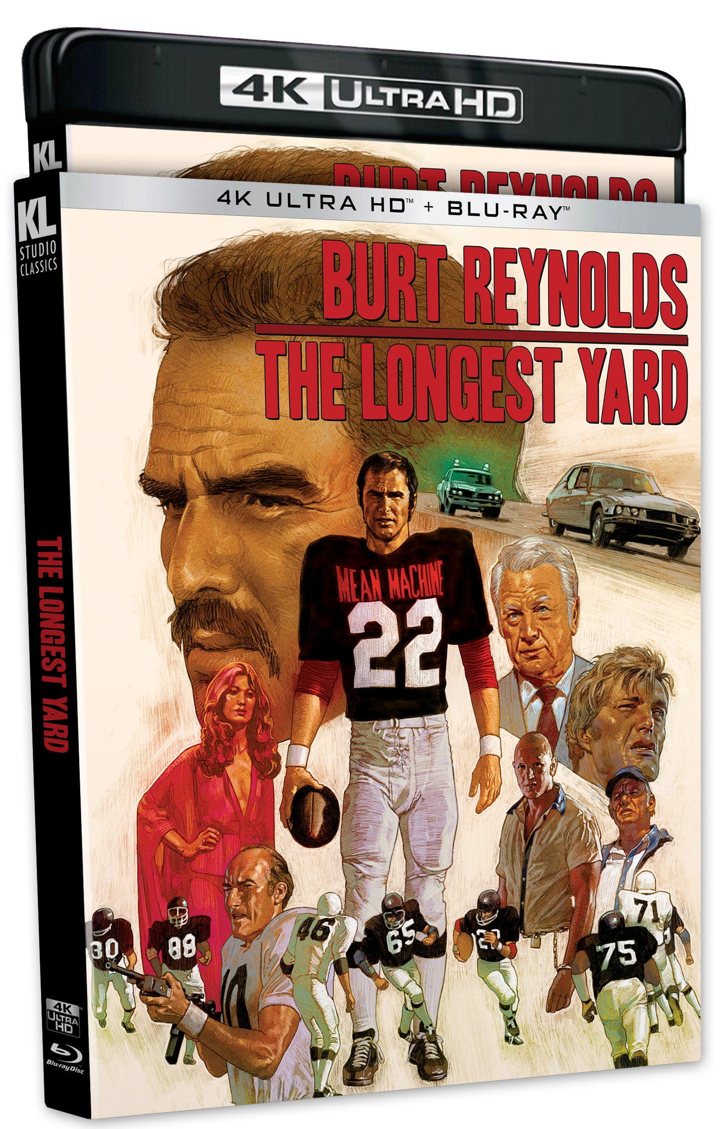 The Longest Yard Kino Lorber 4K UHD/Blu-Ray [NEW] [SLIPCOVER]