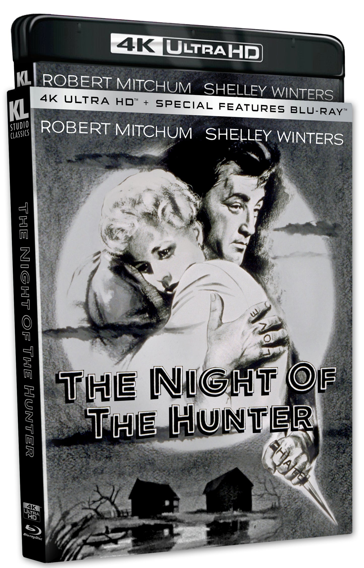 The Night of the Hunter Kino Lorber 4K UHD/Blu-Ray [NEW] [SLIPCOVER]