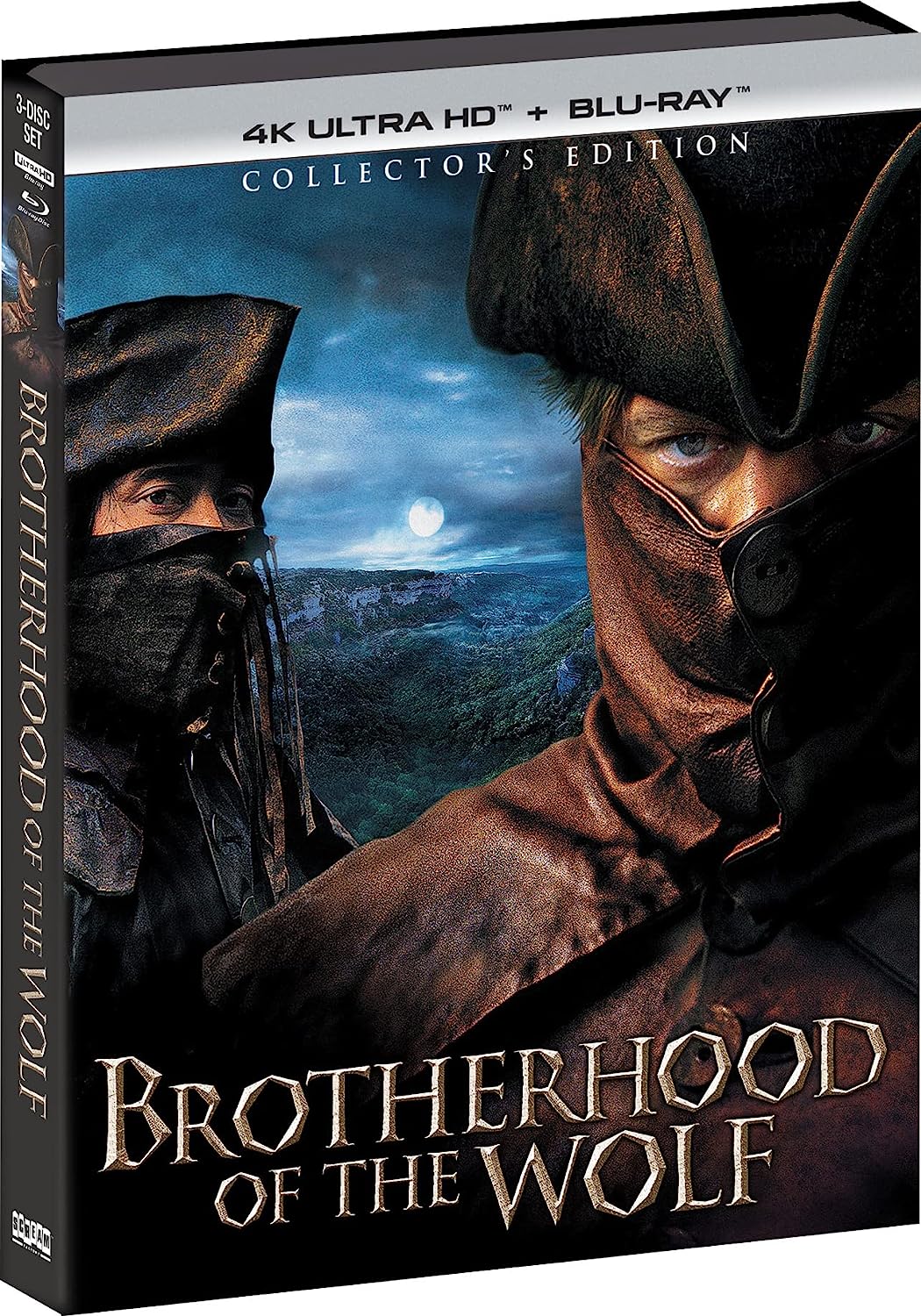 Brotherhood of the Wolf Scream Factory 4K UHD/Blu-Ray [NEW] [SLIPCOVER]