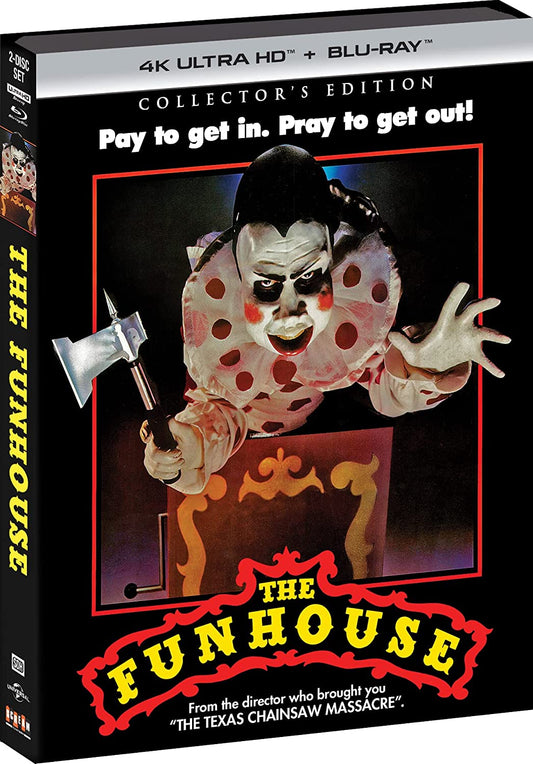 The Funhouse Scream Factory 4K UHD/Blu-Ray [NEW] [SLIPCOVER]