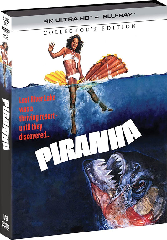 Piranha Scream Factory 4K UHD/Blu-Ray [NEW] [SLIPCOVER]