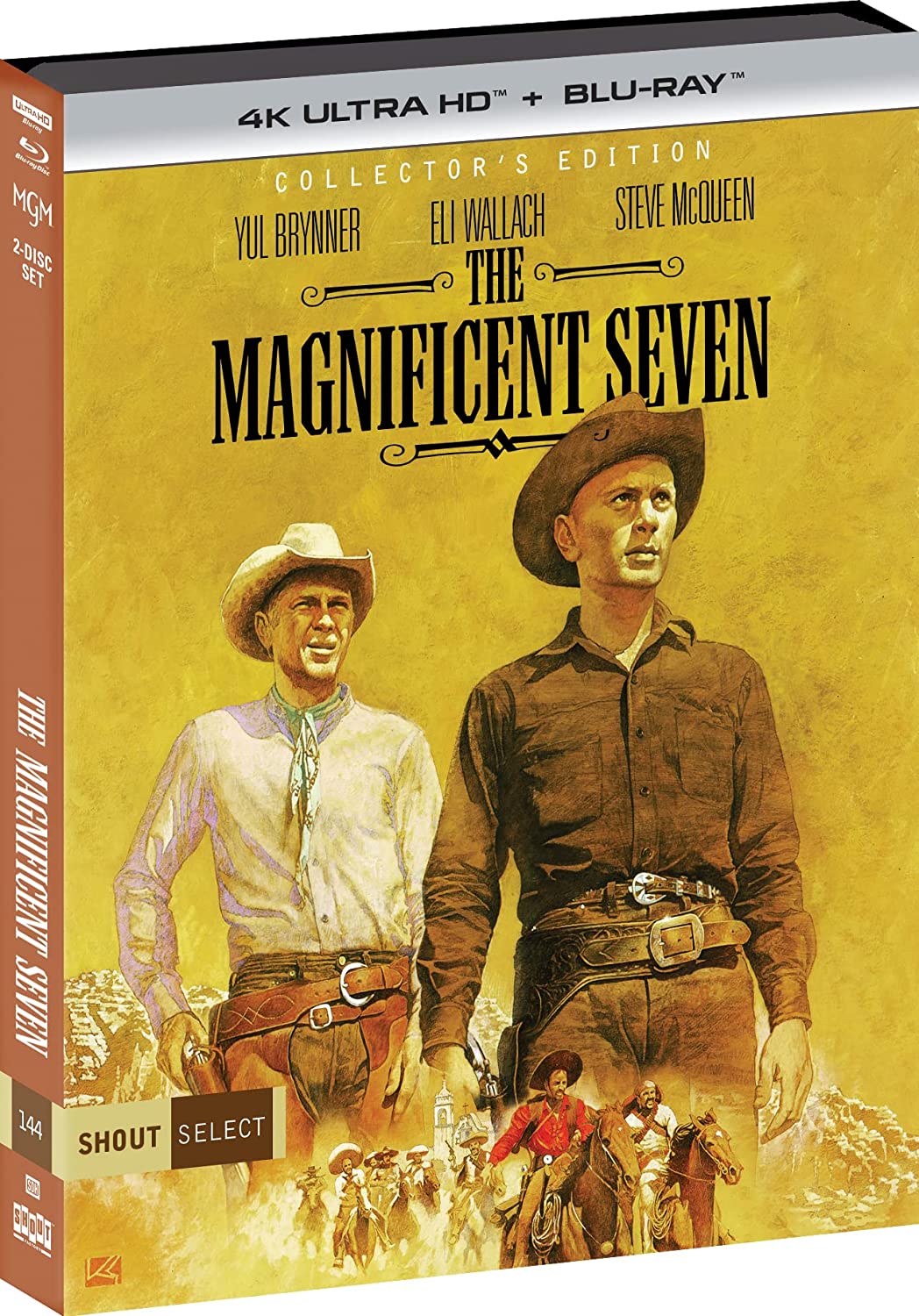 The Magnificent Seven Shout Factory 4K UHD/Blu-Ray [NEW] [SLIPCOVER]
