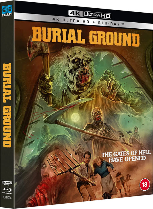 Burial Ground Limited Edition 88 Films 4K UHD/Blu-Ray [NEW] [SLIPCOVER]