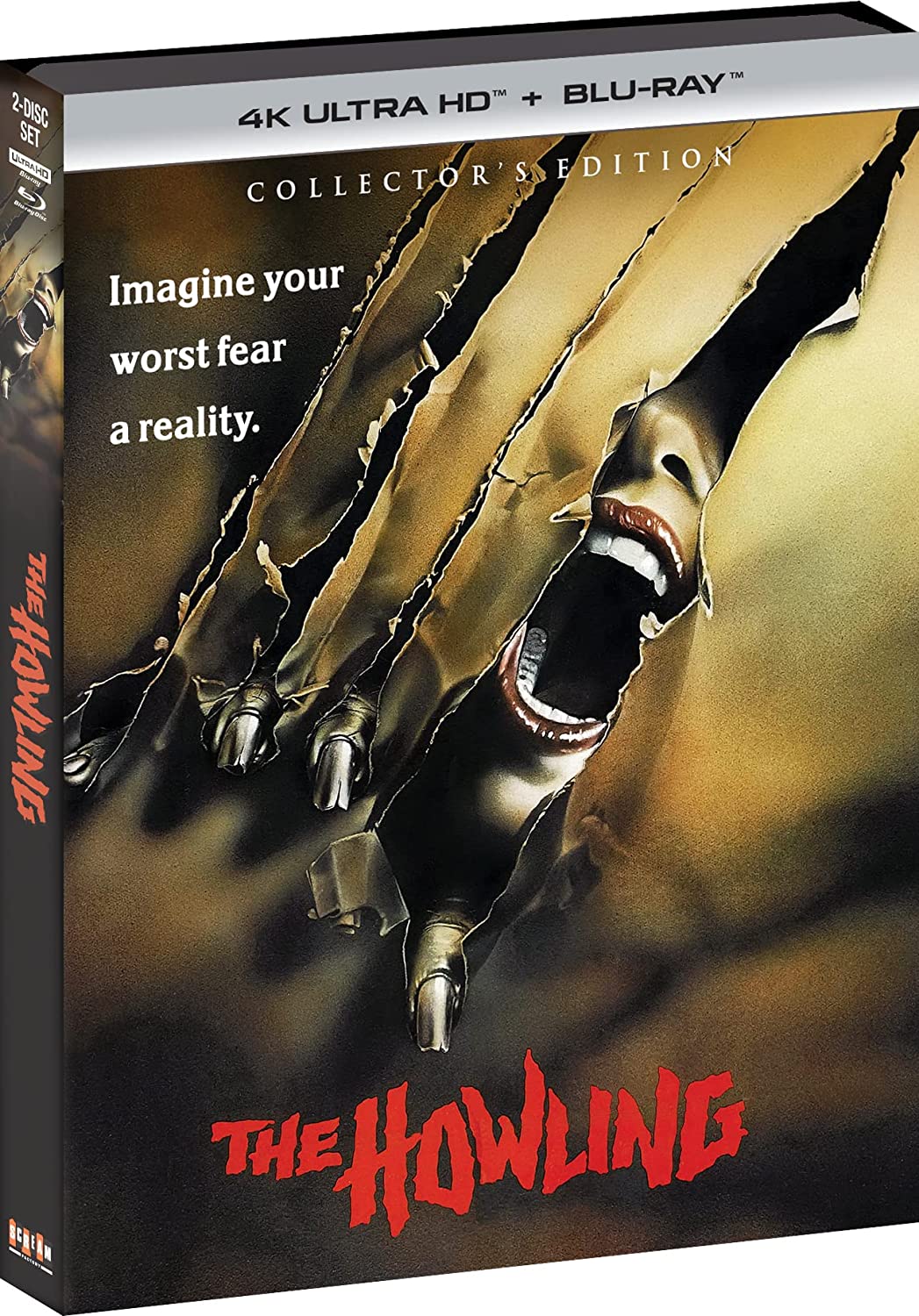 The Howling Scream Factory 4K UHD/Blu-Ray [NEW] [SLIPCOVER]