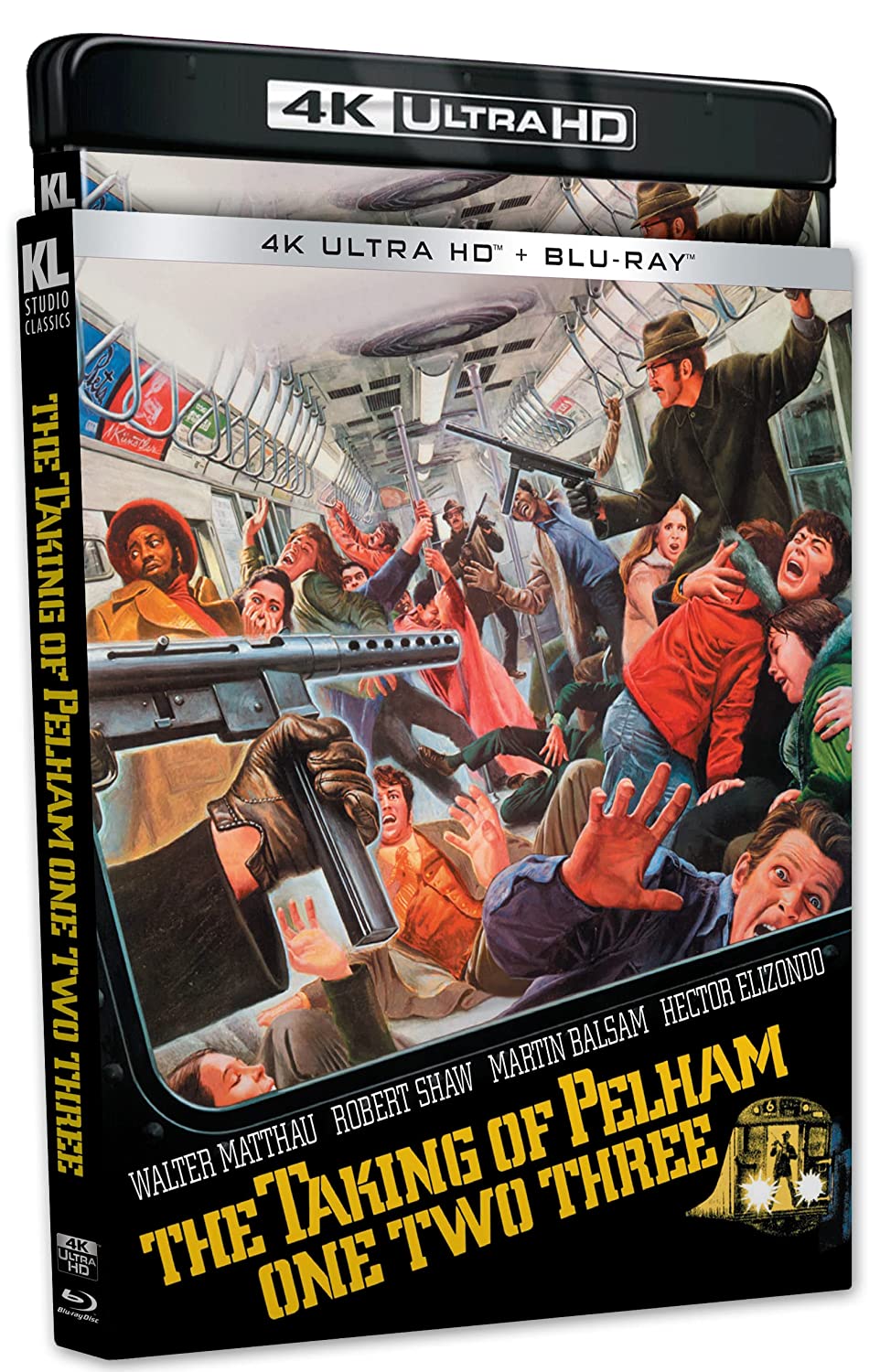 The Taking of Pelham One Two Three Kino Lorber 4K UHD/Blu-Ray [NEW] [SLIPCOVER]