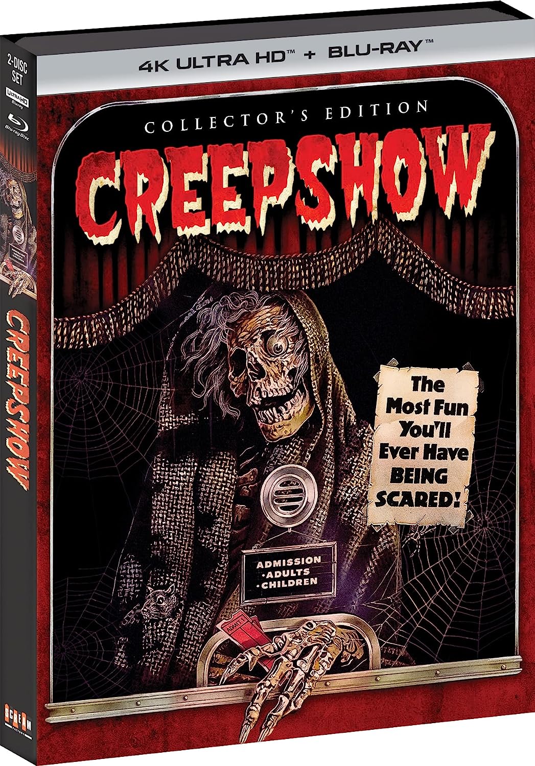 Creepshow Scream Factory 4K UHD/Blu-Ray [NEW] [SLIPCOVER]