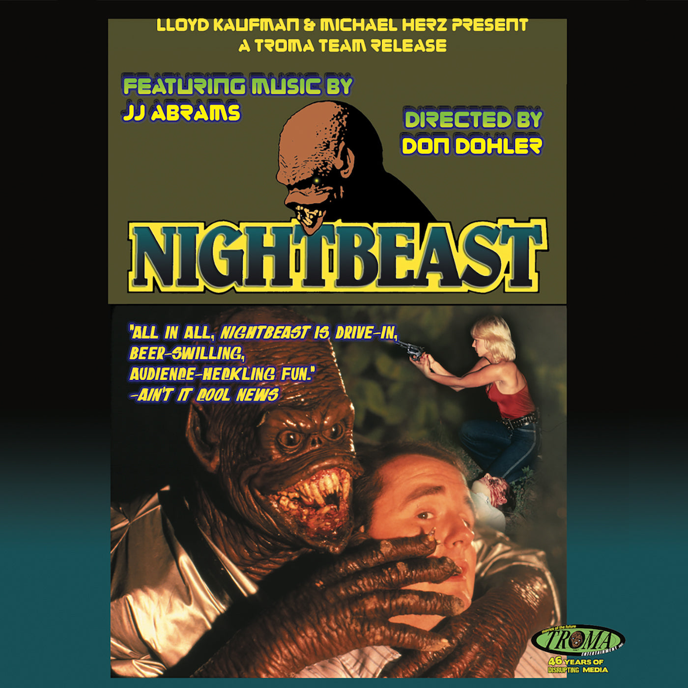 Nightbeast Troma Video Blu-Ray [NEW]