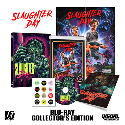 Slaughter Day Limited Edition Visual Vengeance Blu-Ray [NEW] [SLIPCOVER]