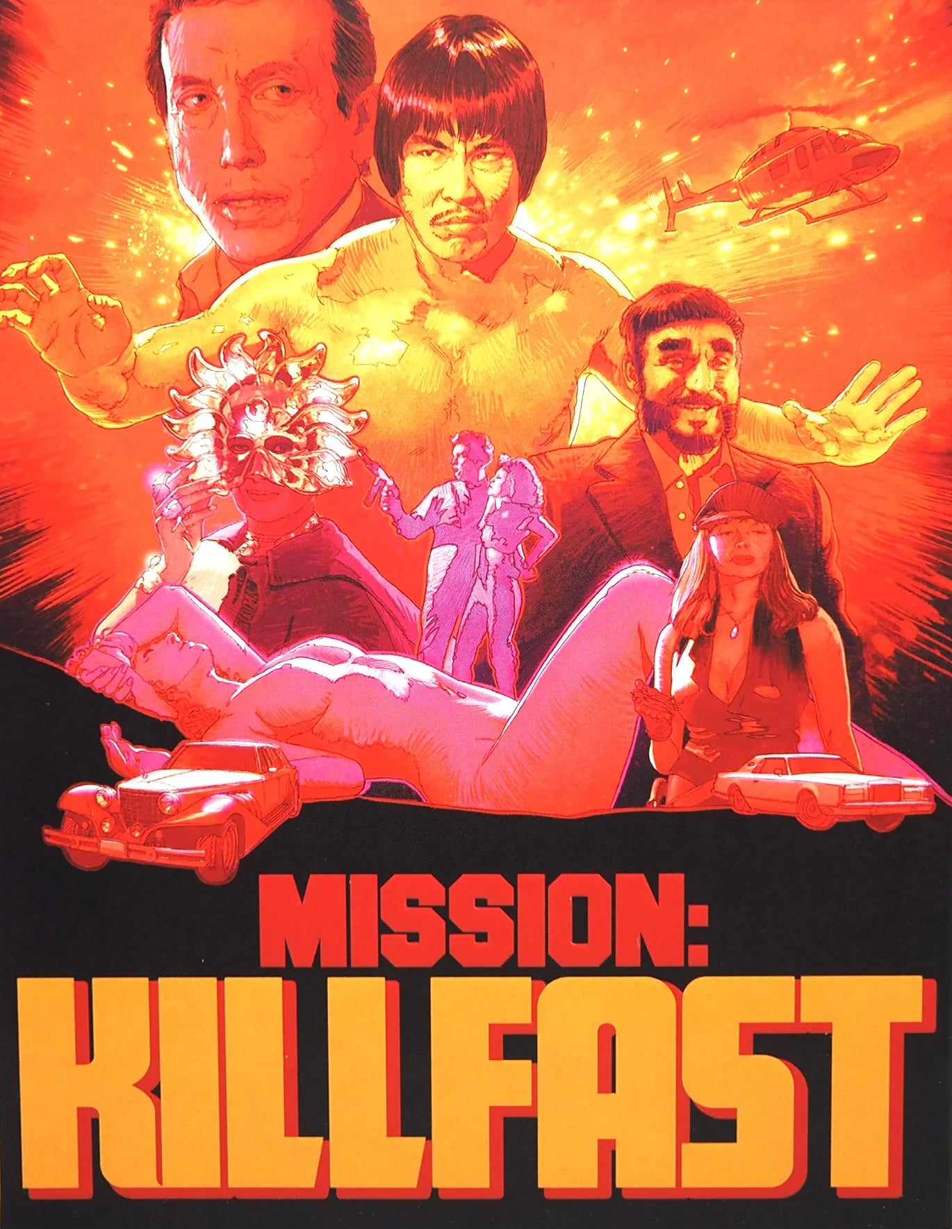 The Doll Squad / Mission: Killfast Limited Edition Vinegar Syndrome Blu-Ray [NEW] [SLIPCOVER]