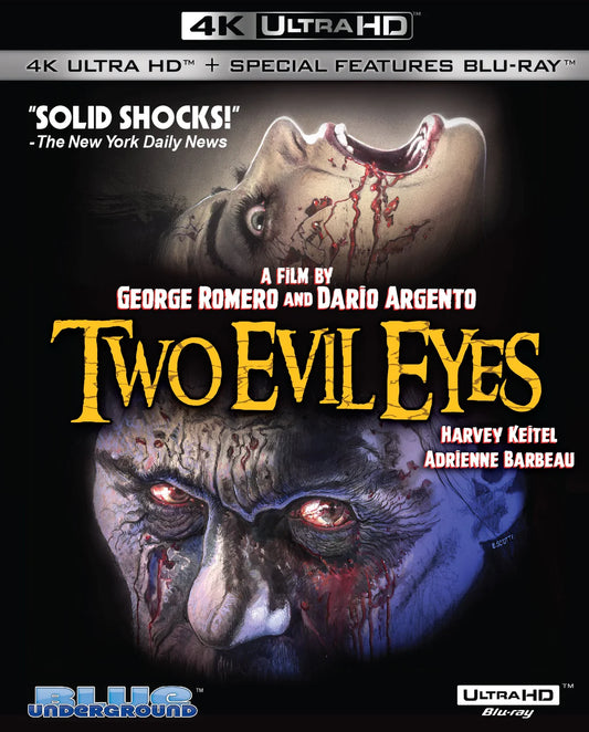 Two Evil Eyes Limited Edition Blue Underground 4K UHD [NEW]