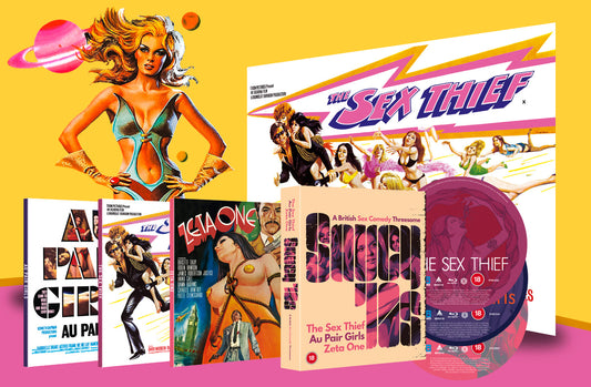 Saucy 70s! - A British Sex Comedy Threesome Limited Edition 88 Films Blu-Ray Box Set [NEW]
